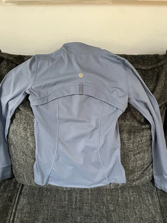 lululemon athletica Dusty Blue Gold-Zip Bomber Jacket - Picture 2 of 4